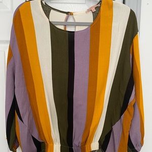 Gibson Latimer striped blouse